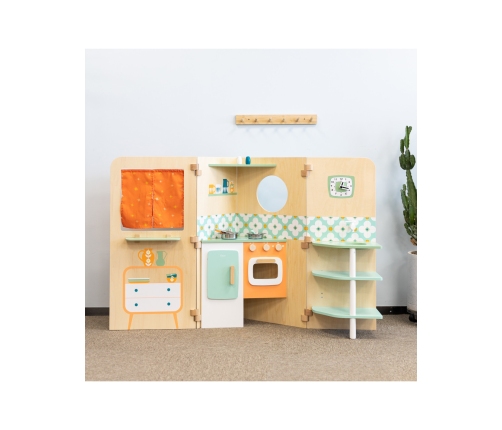 CLASSIC WORLD Wielofunkcyjny Domek z Kuchnią Rozkładany XXL