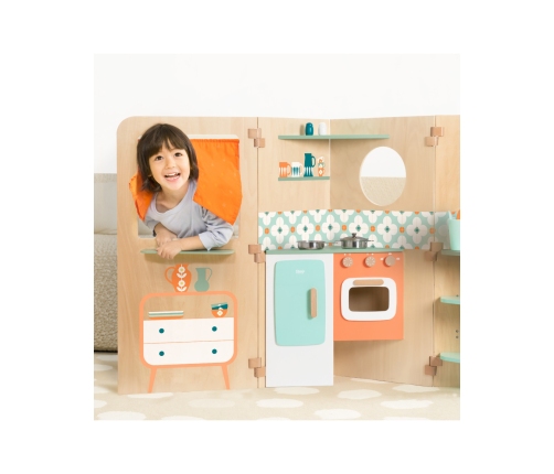 CLASSIC WORLD Wielofunkcyjny Domek z Kuchnią Rozkładany XXL