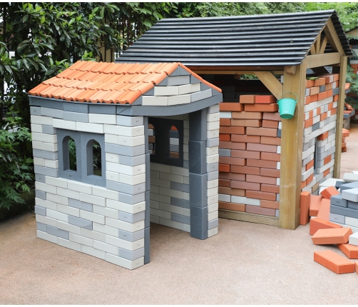 CLASSIC WORLD EDU Mega Klocki Konstrukcyjne Cegiełki EVA Miękkie do Budowania 90 el.