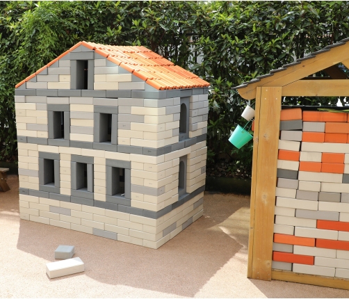 CLASSIC WORLD EDU Mega Klocki Konstrukcyjne Cegiełki EVA Miękkie do Budowania 90 el.