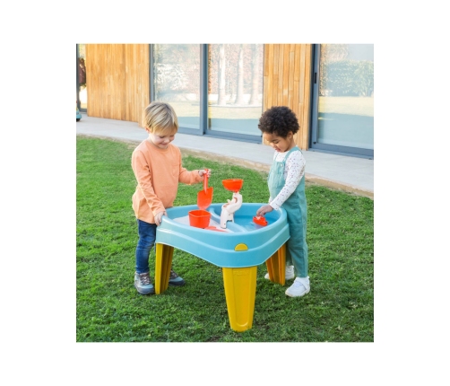 FEBER Stolik Wodny z Przykrywą CASUAL 4w1 Piaskownica Biurko Stolik Piknikowy Akc.
