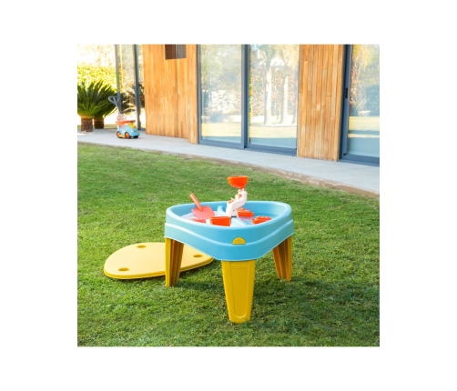 FEBER Stolik Wodny z Przykrywą CASUAL 4w1 Piaskownica Biurko Stolik Piknikowy Akc.