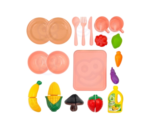 WOOPIE Izlietne 2in1 Pink