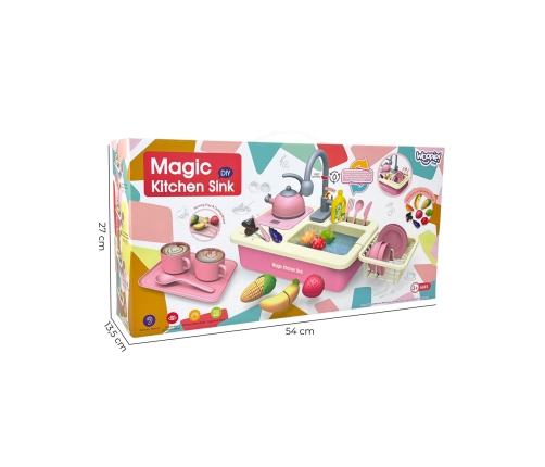 WOOPIE Izlietne 2in1 Pink