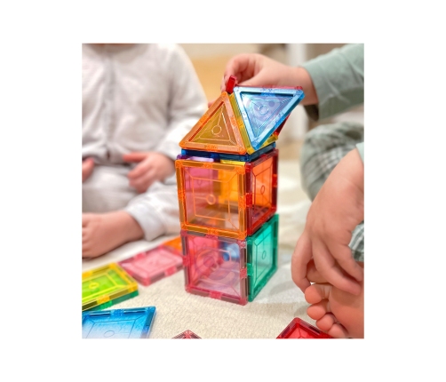 WOOPIE Magnetyczne Klocki Konstrukcyjne Montessori 3D