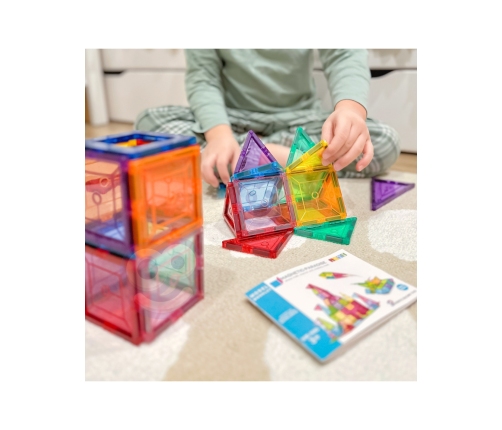 WOOPIE Magnetyczne Klocki Konstrukcyjne Montessori 3D