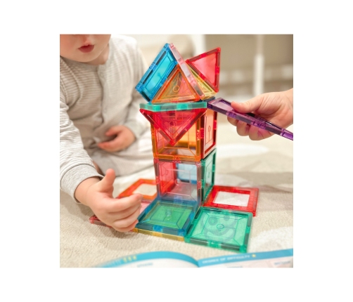 WOOPIE Magnetyczne Klocki Konstrukcyjne Montessori 3D