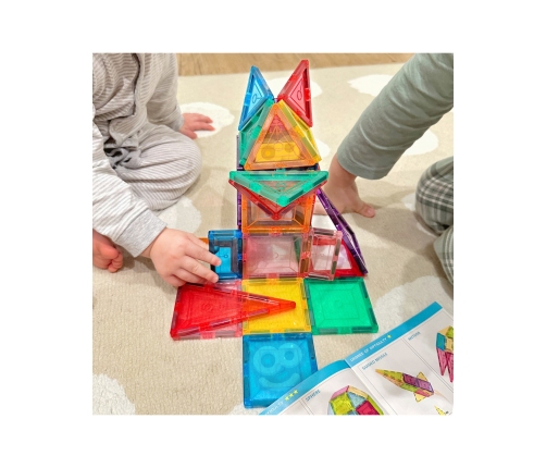 WOOPIE Magnetyczne Klocki Konstrukcyjne Montessori 3D