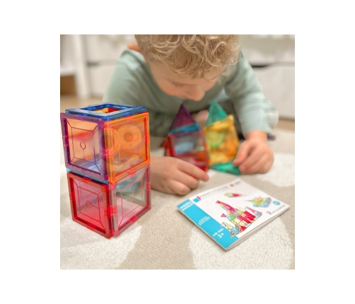 WOOPIE Magnetyczne Klocki Konstrukcyjne Montessori 3D