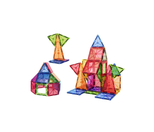 WOOPIE Magnetyczne Klocki Konstrukcyjne Montessori 3D