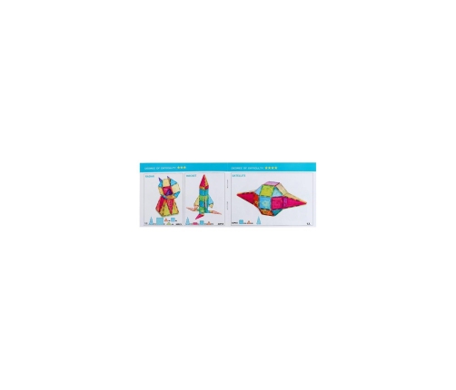 WOOPIE Magnetyczne Klocki Konstrukcyjne Montessori 3D