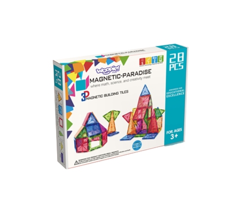 WOOPIE Magnetyczne Klocki Konstrukcyjne Montessori 3D