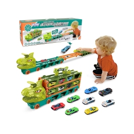 WOOPIE Zabawkowa Ciężarówka Dinozaur Tor 2,1 m dla Samochodzików