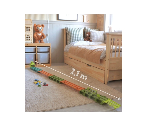 WOOPIE Zabawkowa Ciężarówka Dinozaur Tor 2,1 m dla Samochodzików