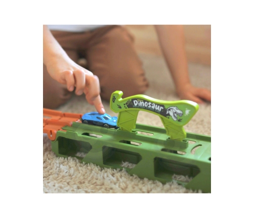 WOOPIE Zabawkowa Ciężarówka Dinozaur Tor 2,1 m dla Samochodzików