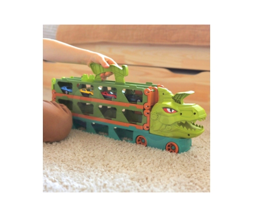 WOOPIE Zabawkowa Ciężarówka Dinozaur Tor 2,1 m dla Samochodzików