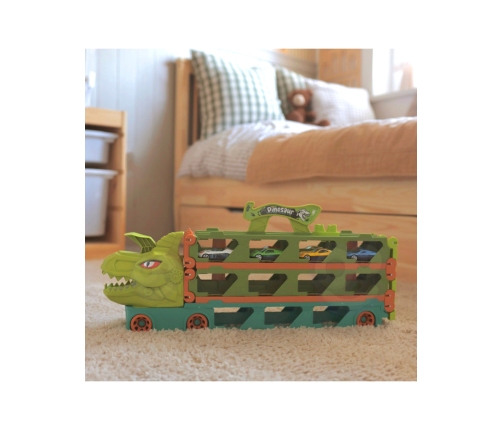 WOOPIE Zabawkowa Ciężarówka Dinozaur Tor 2,1 m dla Samochodzików