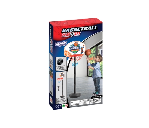 WOOPIE Zestaw Do Koszykówki Piłka Gra Zręcznościowa z 93cm
