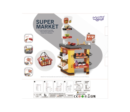WOOPIE Interaktywny  Super Market dla Dzieci Akcesoria