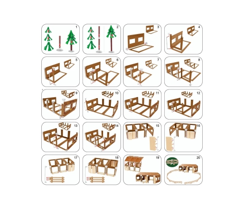 WOOPIE Zestaw Mały Farmer XL Figurki Gospodarstwo