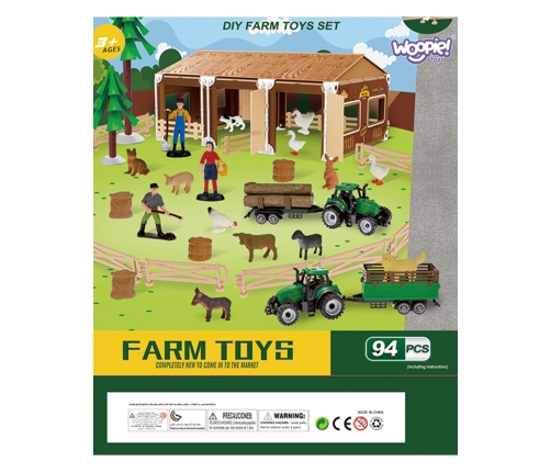 WOOPIE Zestaw Mały Farmer XL Figurki Gospodarstwo