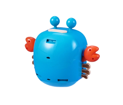 WOOPIE Elektroniczna Skarbonka Sejf Bankomat na Pin Kod Dostępu Krab Plecak Niebieski