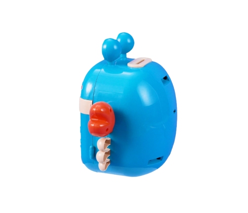 WOOPIE Elektroniczna Skarbonka Sejf Bankomat na Pin Kod Dostępu Krab Plecak Niebieski