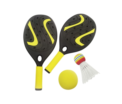 WOOPIE Rakieta z Piłką Piankową i Lotką- Zestaw Plażowo Ogrodowy