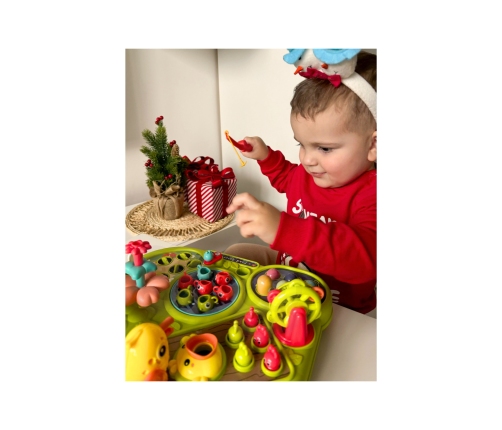 WOOPIE BABY Interaktywny Multistolik Edukacyjny 8w1 Montessori