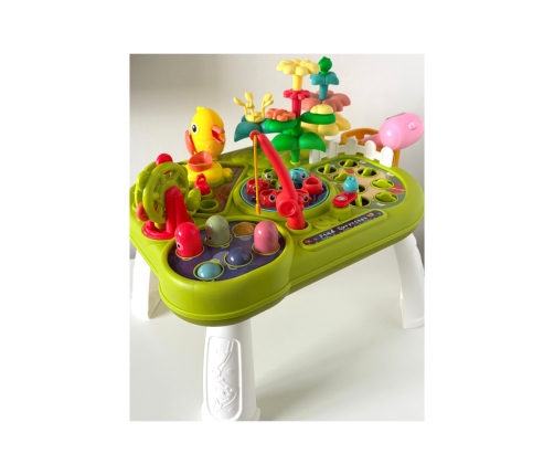 WOOPIE BABY Interaktywny Multistolik Edukacyjny 8w1 Montessori