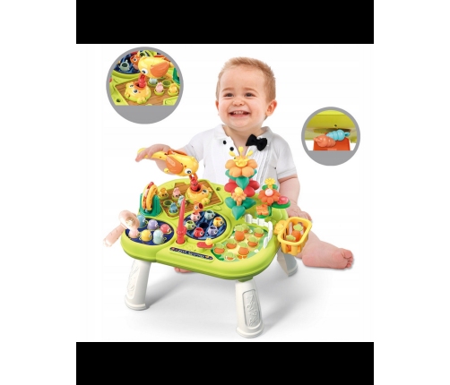 WOOPIE BABY Interaktywny Multistolik Edukacyjny 8w1 Montessori