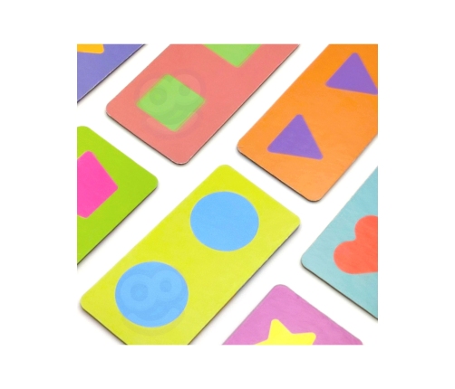 WOOPIE Gra Edukacyjna Transport Zwierzęta Puzzle Domino Montessori