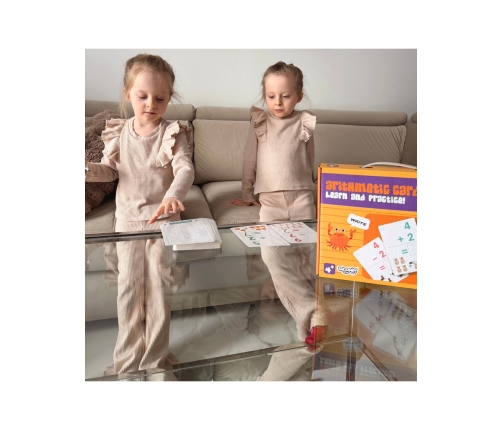 WOOPIE Karty Edukacyjne Fiszki Do Nauki Liczenia