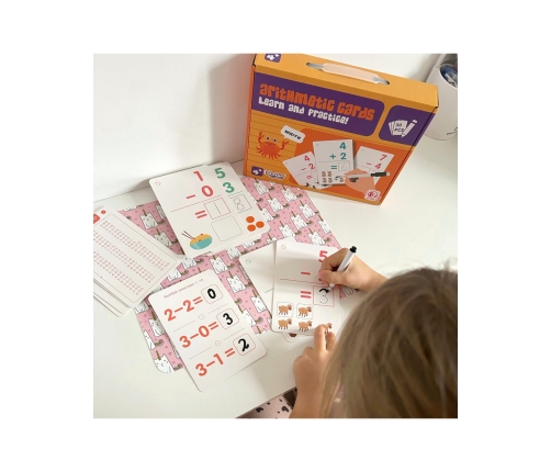 WOOPIE Karty Edukacyjne Fiszki Do Nauki Liczenia