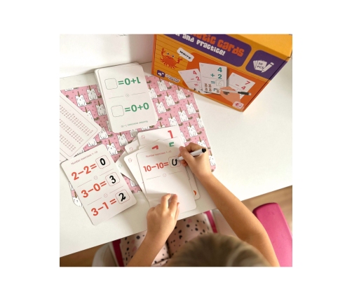 WOOPIE Karty Edukacyjne Fiszki Do Nauki Liczenia