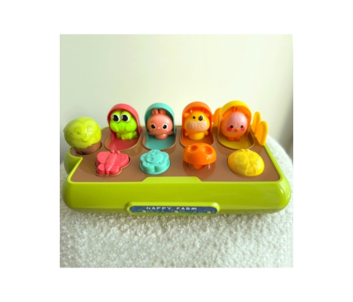 WOOPIE BABY Zabawka Edukacyjna Wyskakujące Zwierzątka Szczęśliwa Farma POP-UP