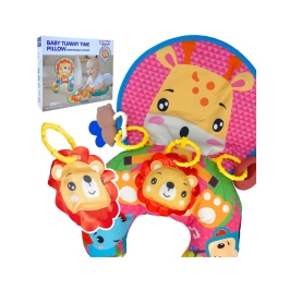 WOOPIE BABY Poduszka Rogal Interaktywna Mata Edukacyjna Grzechotka Gryzak