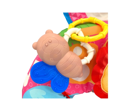 WOOPIE BABY Poduszka Rogal Interaktywna Mata Edukacyjna Grzechotka Gryzak