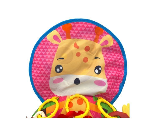 WOOPIE BABY Poduszka Rogal Interaktywna Mata Edukacyjna Grzechotka Gryzak