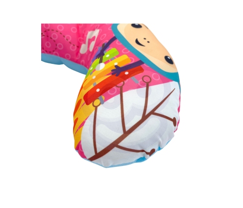 WOOPIE BABY Poduszka Rogal Interaktywna Mata Edukacyjna Grzechotka Gryzak