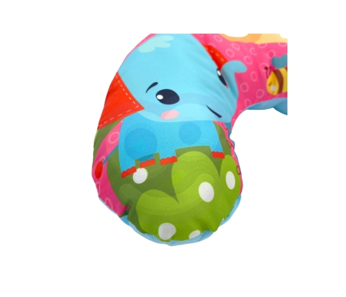 WOOPIE BABY Poduszka Rogal Interaktywna Mata Edukacyjna Grzechotka Gryzak