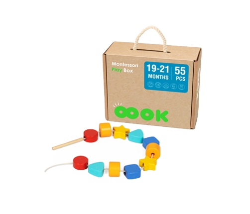 TOOKY TOY Box Pudełko XXL Montessori Edukacyjne 7w1 Sensoryczne 19-21 Mies.