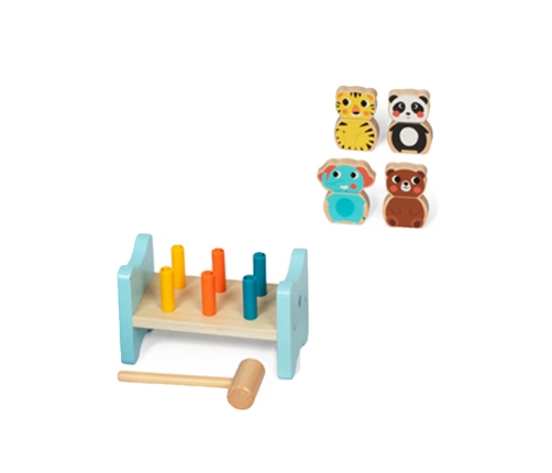 TOOKY TOY Box Pudełko XXL Montessori Edukacyjne 7w1 Sensoryczne 19-21 Mies.