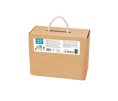 TOOKY TOY Box Pudełko XXL Montessori Edukacyjne 7w1 Sensoryczne 19-21 Mies.