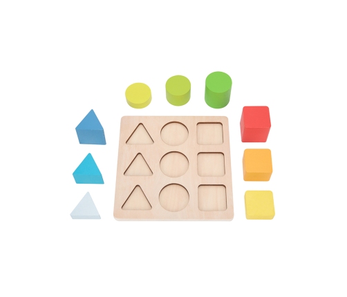 TOOKY TOY Edukacyjna Układanka Figury Geometryczne