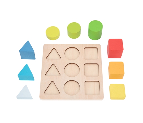 TOOKY TOY Edukacyjna Układanka Figury Geometryczne