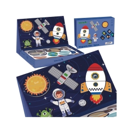 TOOKY TOY Układanka Magnetyczna Kosmos Puzzle