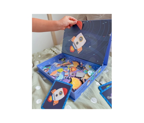 TOOKY TOY Układanka Magnetyczna Kosmos Puzzle