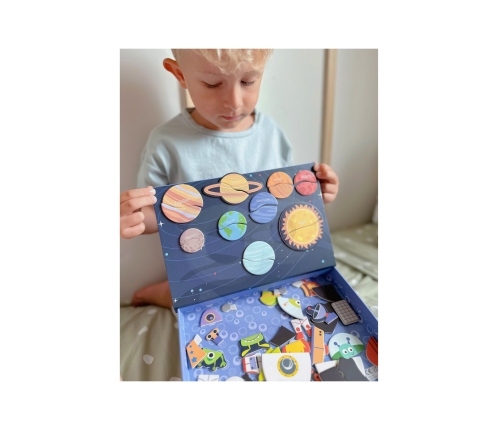 TOOKY TOY Układanka Magnetyczna Kosmos Puzzle