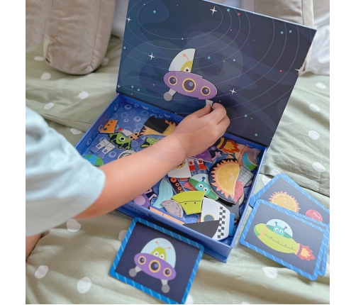 TOOKY TOY Układanka Magnetyczna Kosmos Puzzle